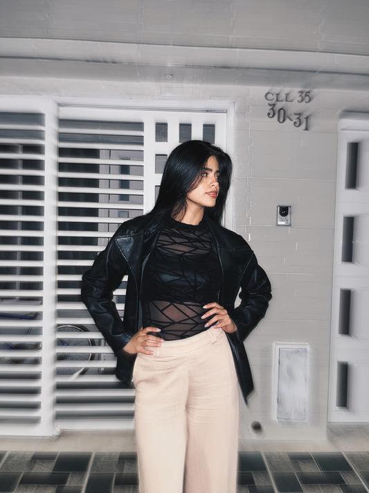 Pantalón Palazzo con Bolsillos Laterales