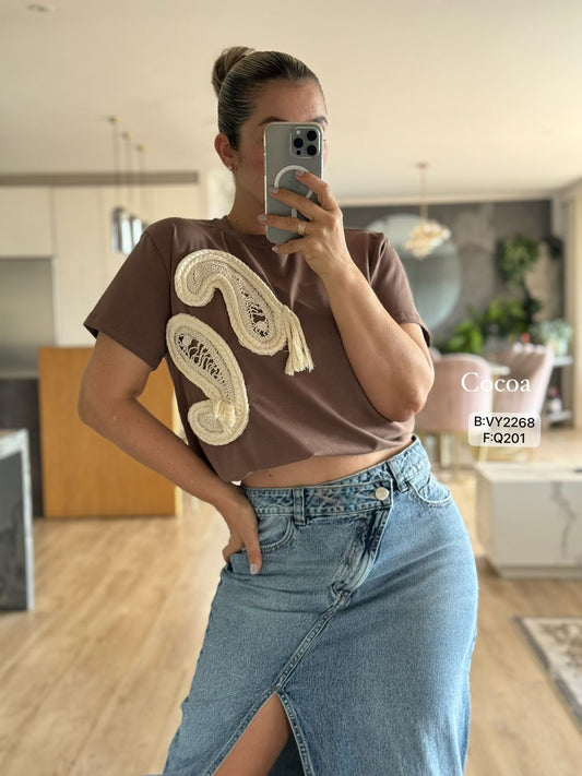 Falda Larga Denim con Abertura - Versatilidad Infinita