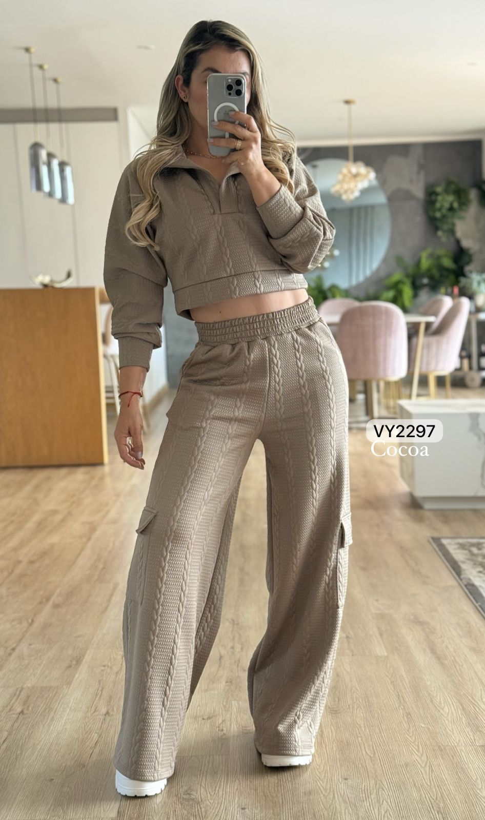 Conjunto Deportivo Mujer - Buso y Pantalón Trenzado | Tallas S M L | EUREKKA FASHION"