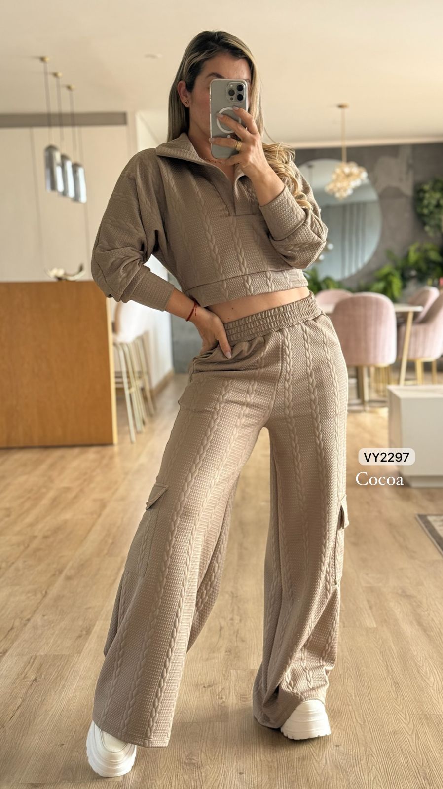 Conjunto Deportivo Mujer - Buso y Pantalón Trenzado | Tallas S M L | EUREKKA FASHION"
