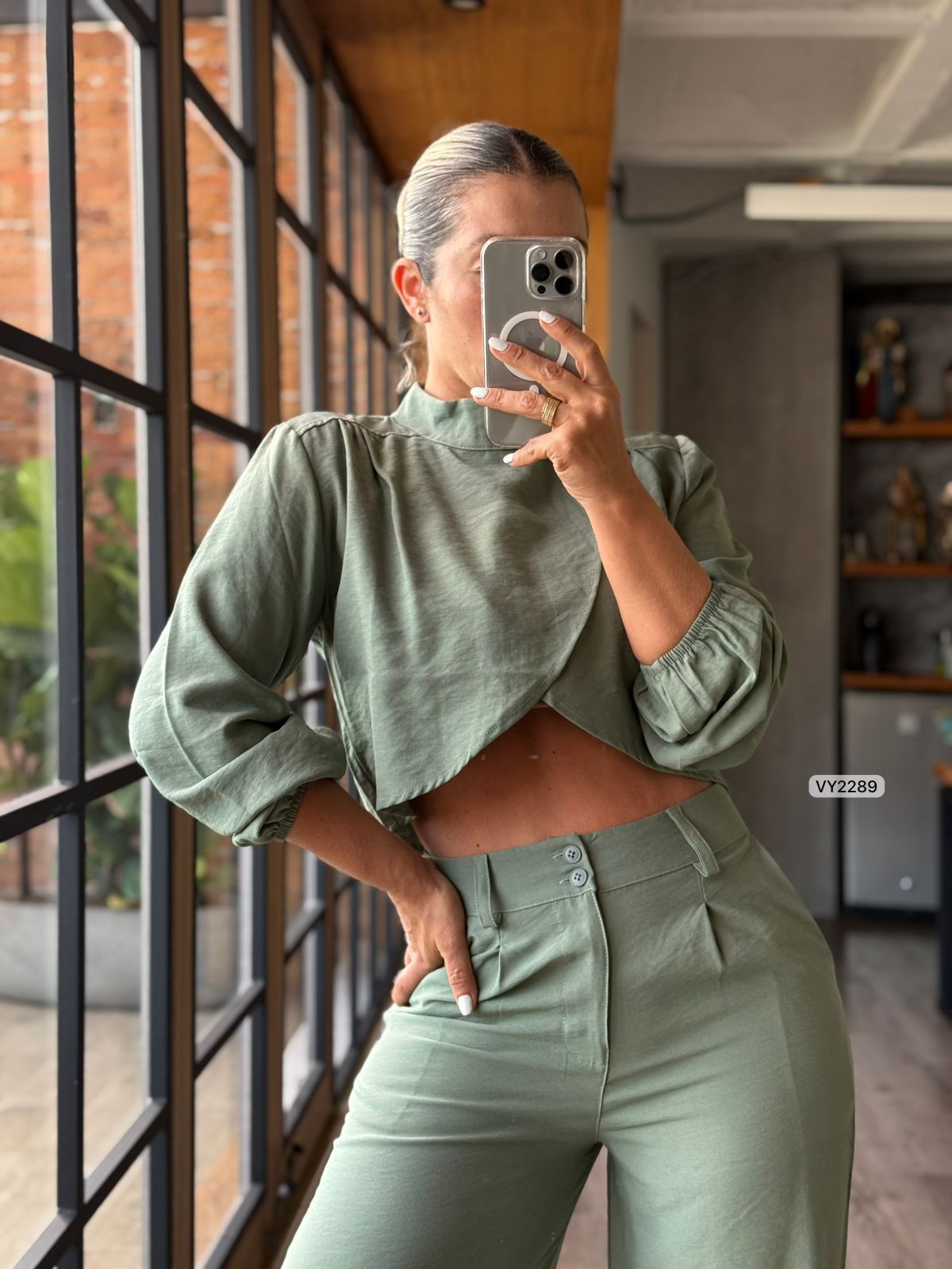 Set Blusa Asimétrica + Pantalón - Moda Femenina Colombiana