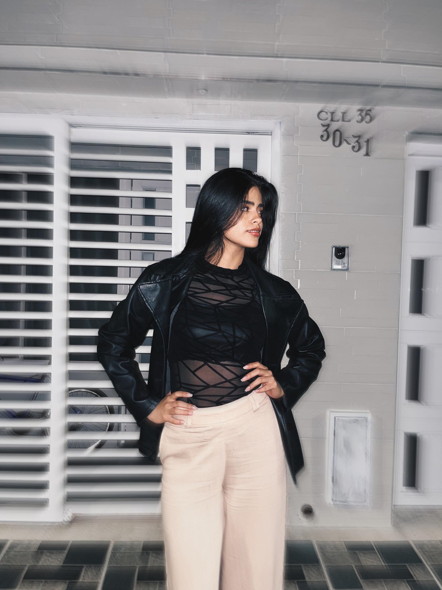 Pantalón Palazzo con Bolsillos Laterales